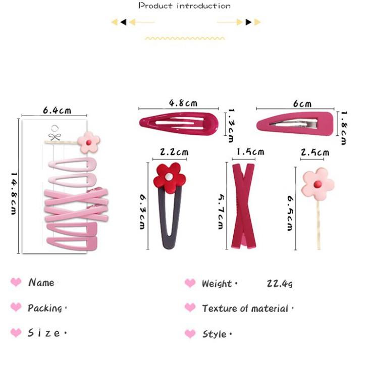 Set 7 món kẹp tóc siêu xinh