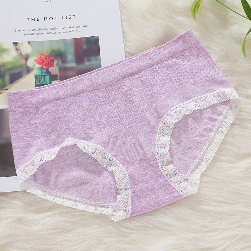Set 5 quần lót nữ vân muối tiêu cotton kháng khuẩn thông hơi siêu mát