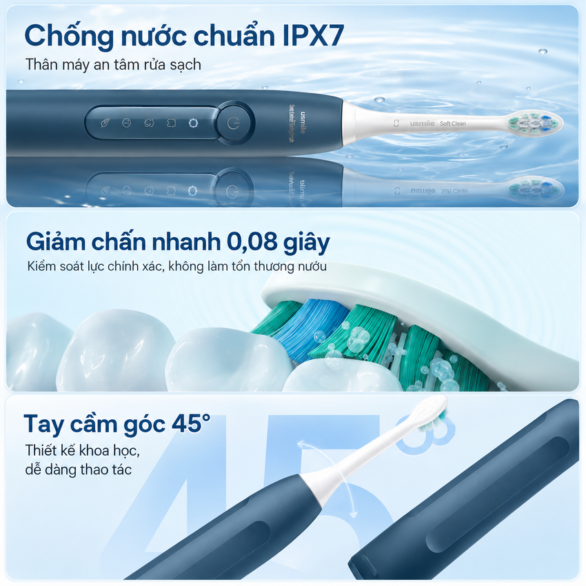 Bàn chải đánh răng điện Sonicare ProtectiveClean serial 5300 thương hiệu Hà Lan cao cấp Philips HX5181 - Hàng nhập khẩu