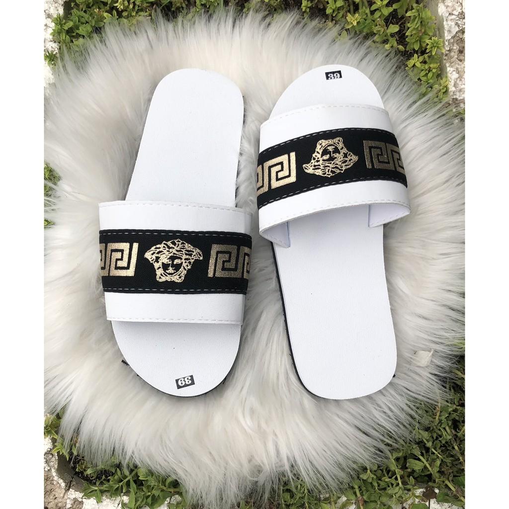 sandal đồng nai dép quai ngang nam nữ ( đế trắng ) size từ 34 nữ đến 43 nam