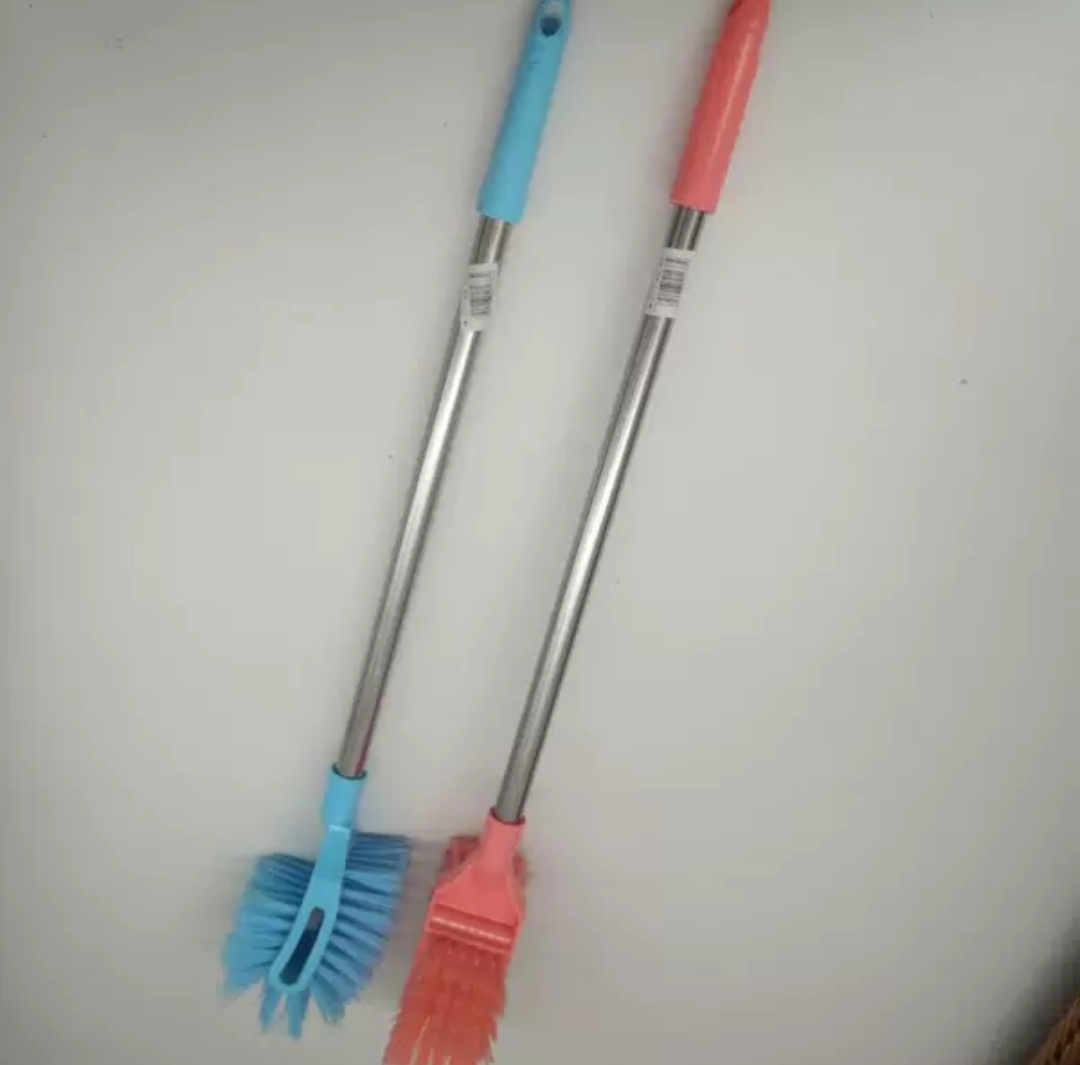 Chổi Cọ Toilet, Nhà Vệ Sinh Hai Đầu Tiện Lợi Tặng 1 Miếng Dán Tường To