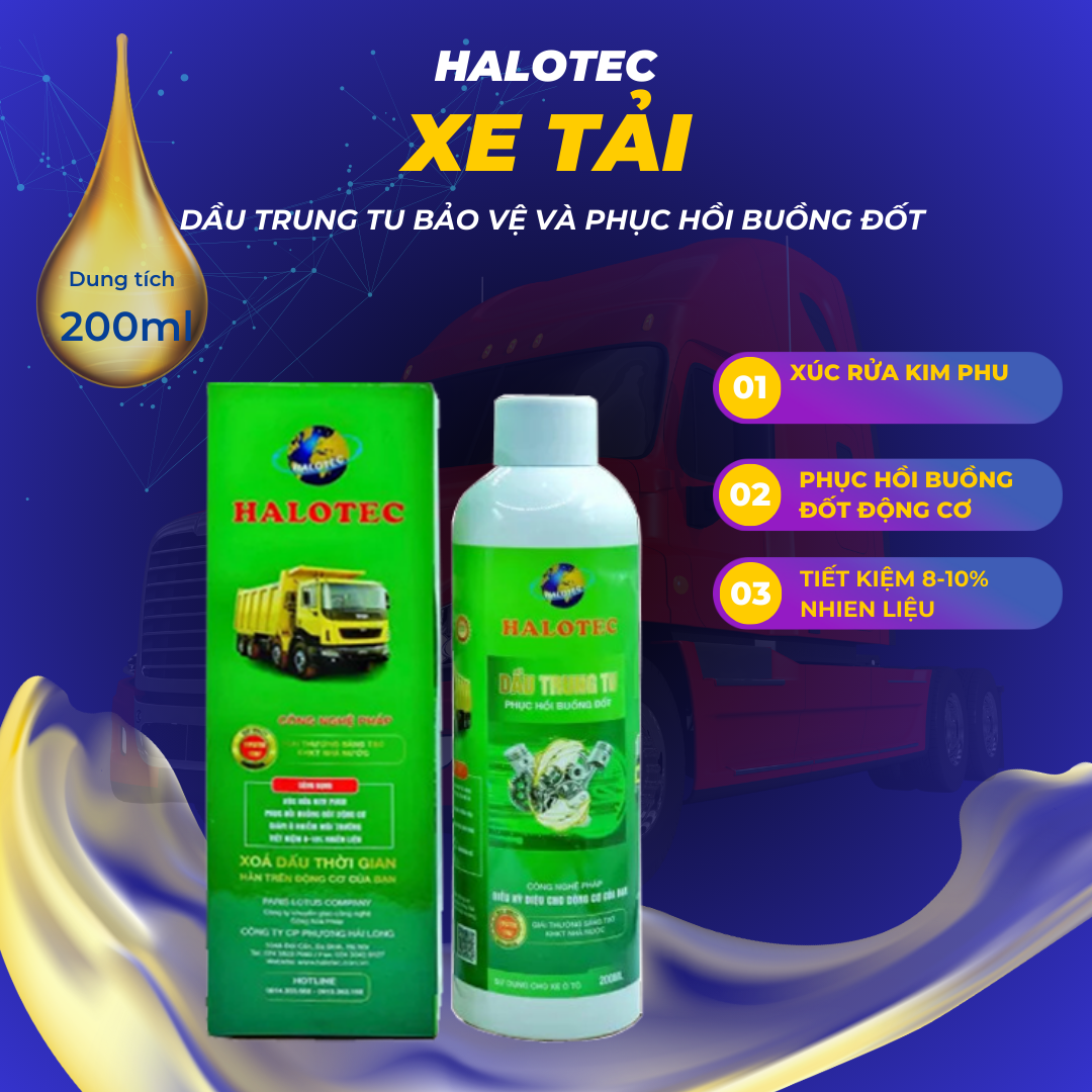 HALOTEC Dầu Trung Tu Phục Hồi Động Cơ