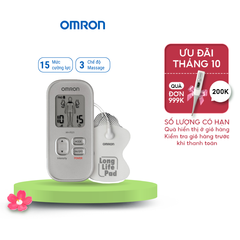 Máy Massage Xung Điện Trị Liệu OMRON HV-F021 - Chứng Minh Lâm Sàng Giảm Đau Cơ & Khớp