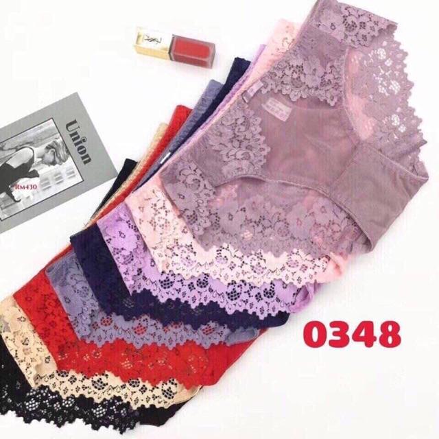 Quần lót nữ ren set 10 c