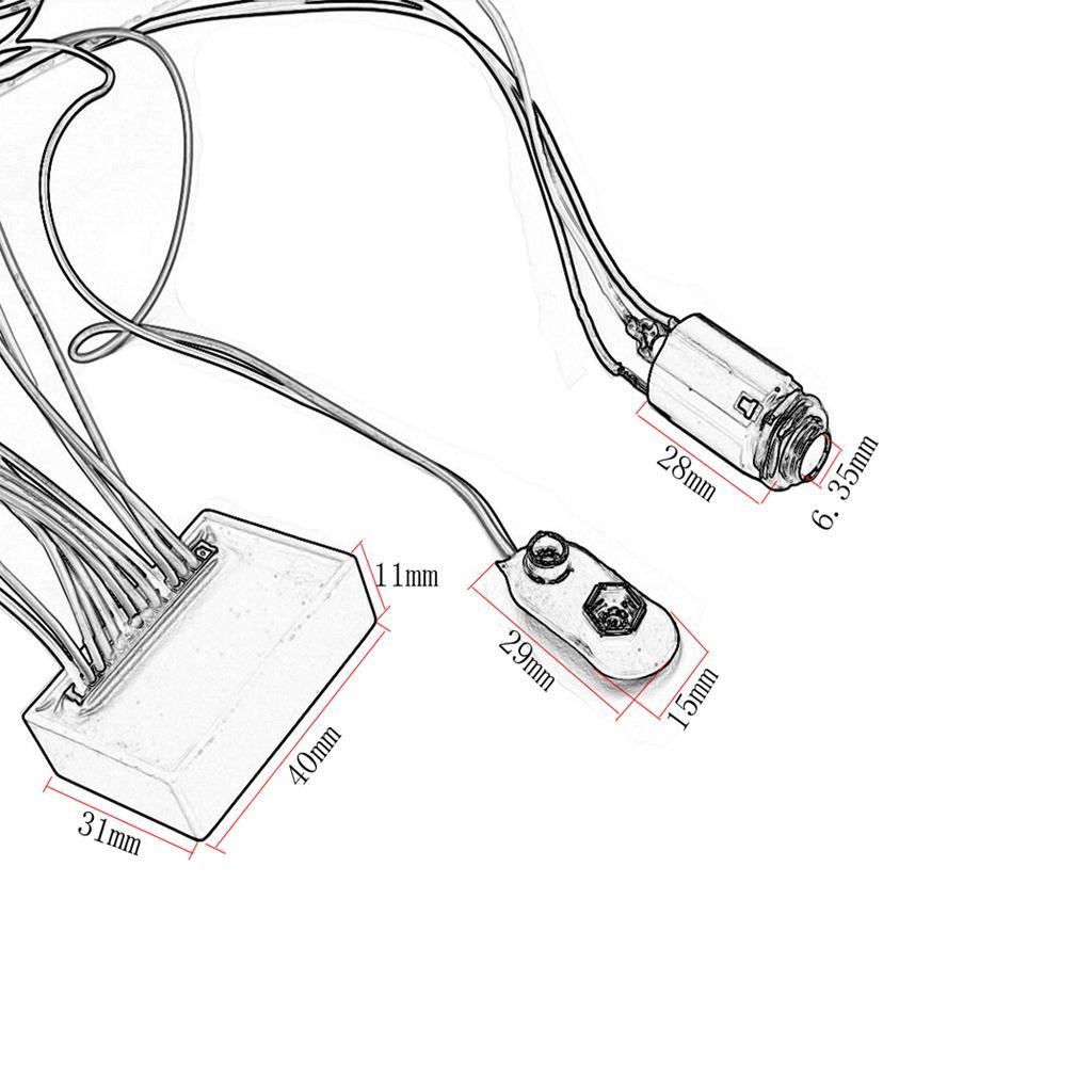 1 Set Wiring Harness EQ Equalizer Pickup for / Guitar