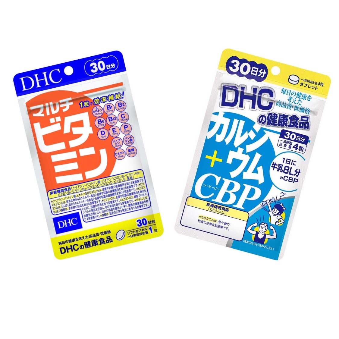 COMBO Viên Uống Hỗ Trợ Xương Khớp DHC Canxi - Vitamin Tổng Hợp Nhật Bản