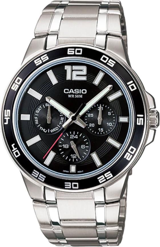 Đồng hồ nam dây kim loại Casio MTP-1300D-1AVDF