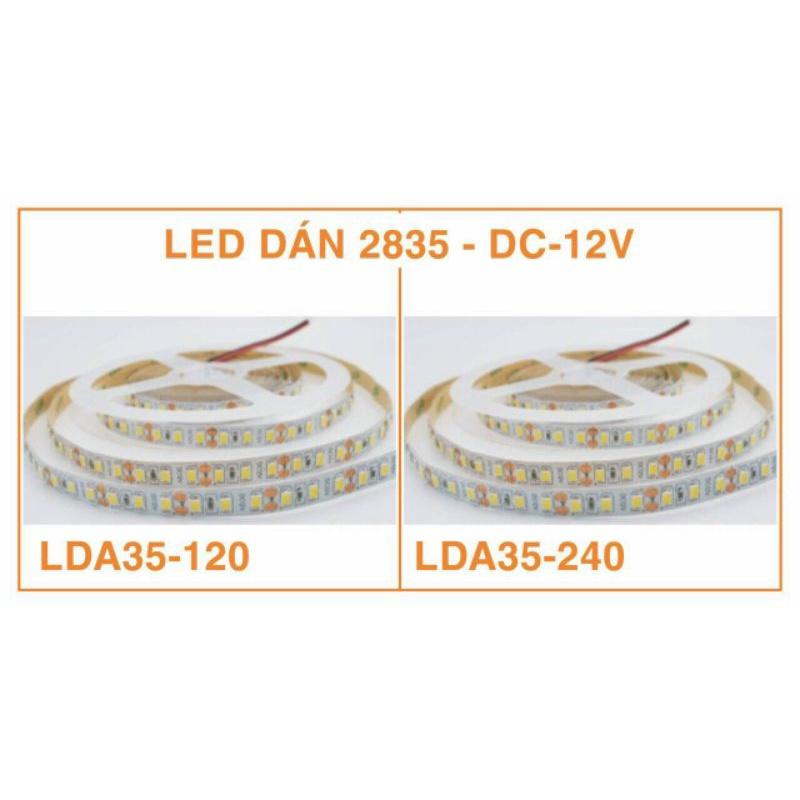 Cuộn 5m Led dán 2835 DC 12V_Asia lighting_Hàng chính hãng