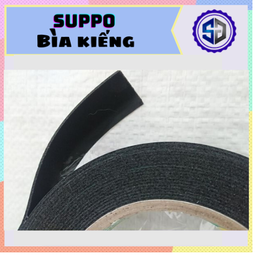 Băng keo 2 mặt có xốp xanh đen bám dính tốt trên mọi bề mặt