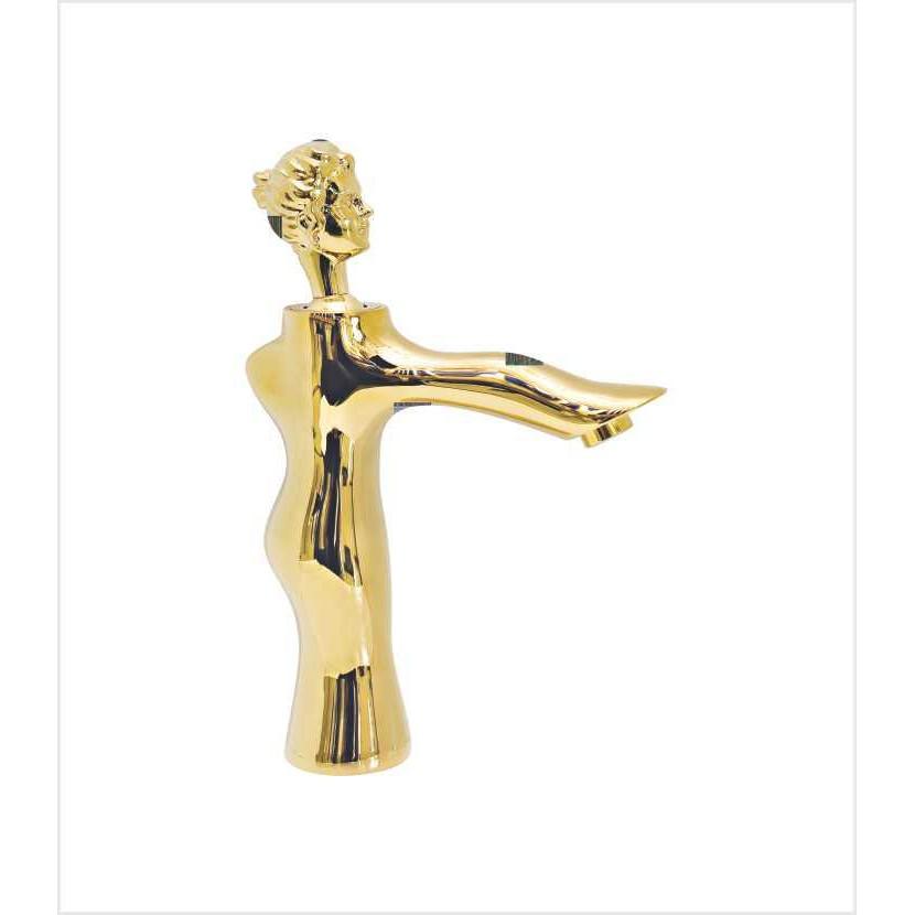 Vòi lavabo mạ vàng 30cm
