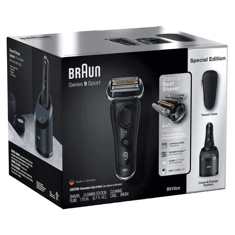 Máy cạo râu Braun Serie Sport 9 9310cc-Made in Germany hàng Chính Hãng