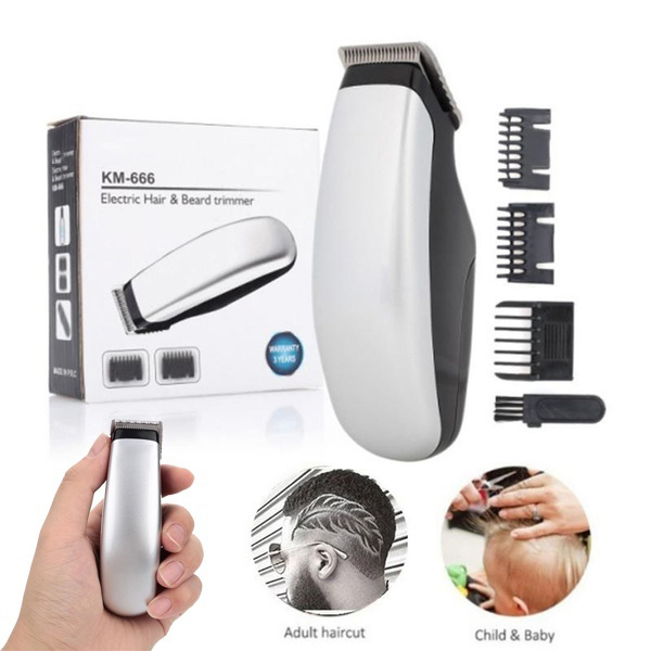 Tông Đơ Mini Cắt Tỉa Râu, Tóc,Tỉa Lông Vùng Kín, Nhỏ Gọn,Vệ Sinh, An Toàn, Tiện Lợi Du Lịch KM 666 Tặng Kèm 2 Pin