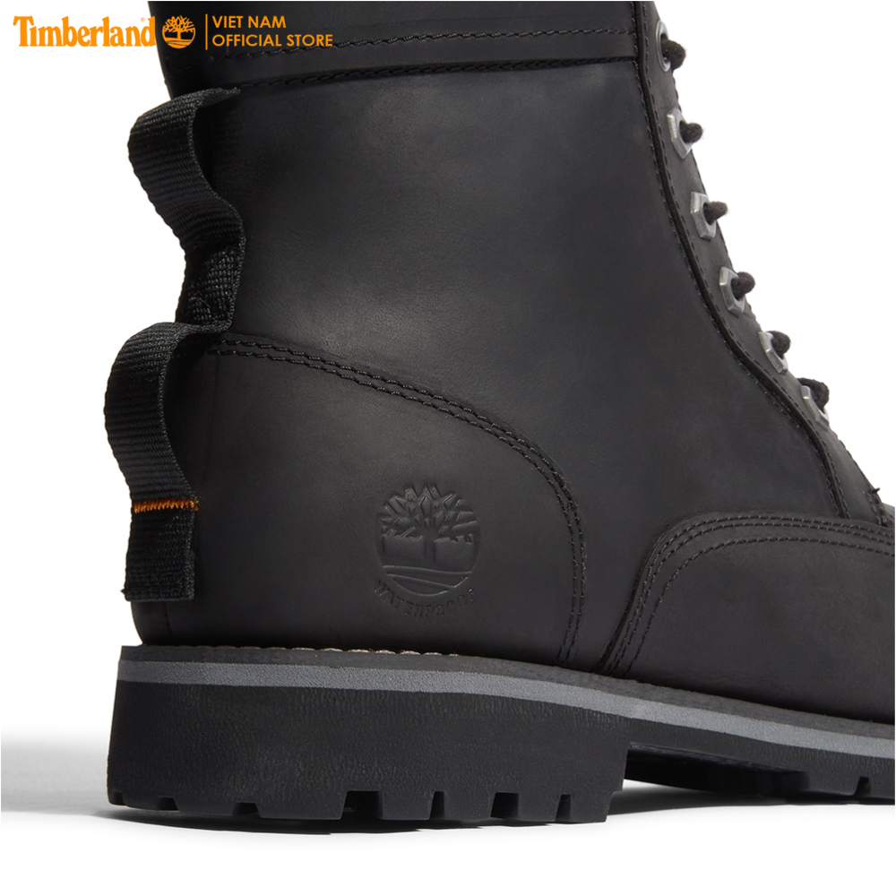 Timberland Giày Cổ Cao Nam Rugged Waterproof II 6 Inch Boot Black Full Grain TB0A2KTV04