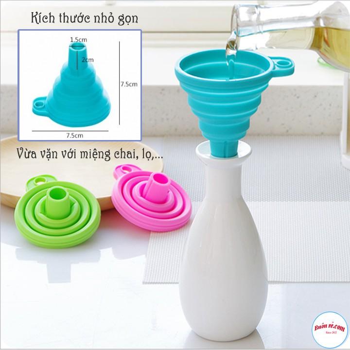 Combo 10 Phễu Silicone Gấp Gọn Thông minh, tiện lợi dùng cho nhà bếp br00372