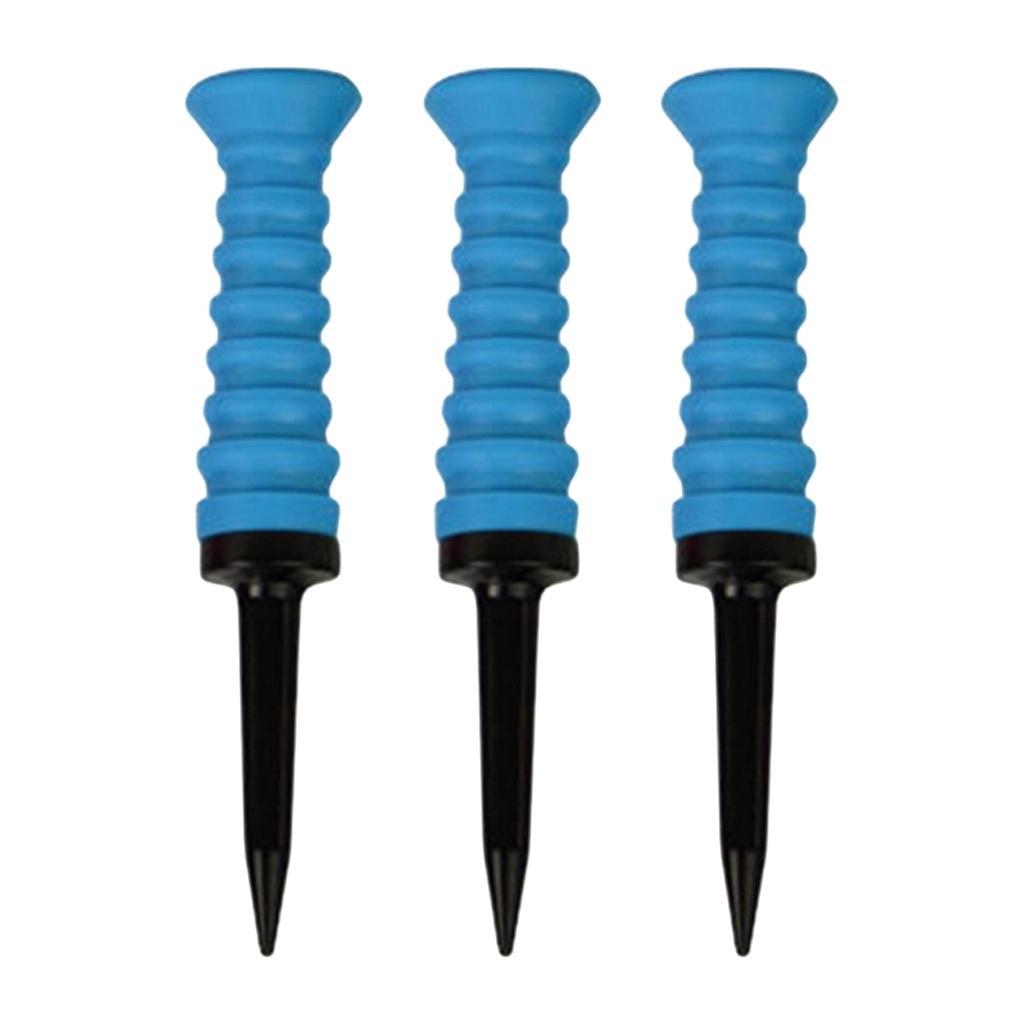 3x Elastic Golf Tees Durable Practice Tool Low Resistance 83mm Golf Tees Golf Accessories