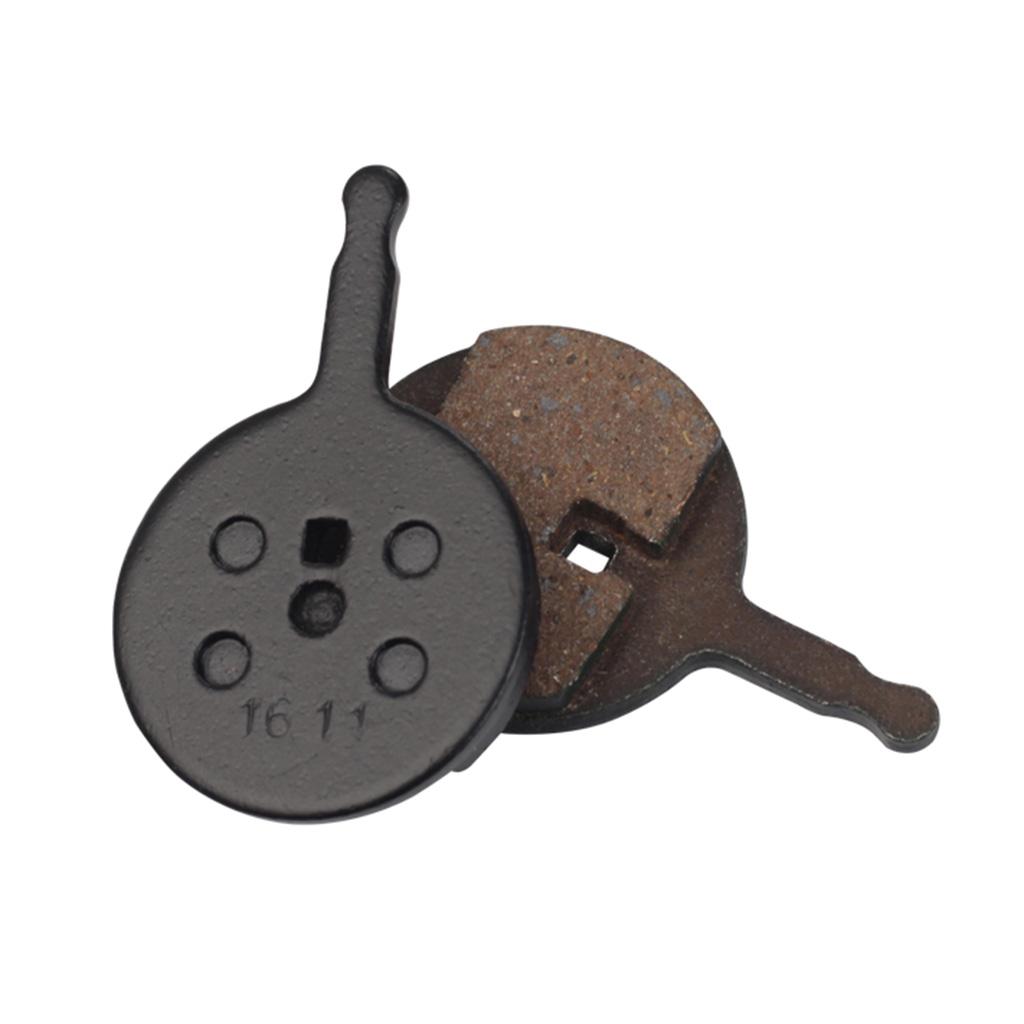 Bike Disc Brake Pad Bicycle Resin Base Replacement Brake Pad with Metal Clip