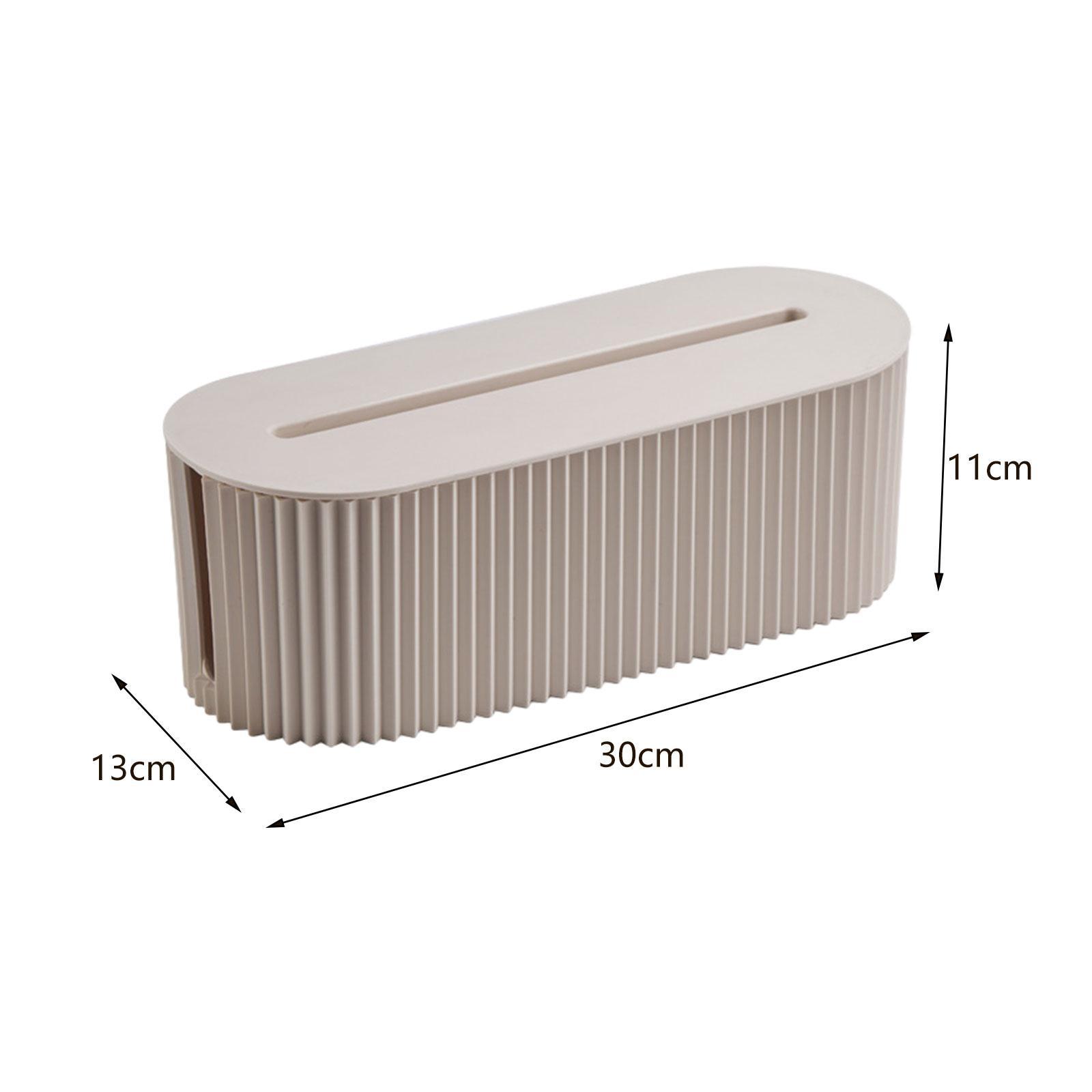 Cord Organizer Box Cable Organizer Box Freestanding Hide Conceal Cable Management Box Electrical Cable Storage for Computer Protect Tv