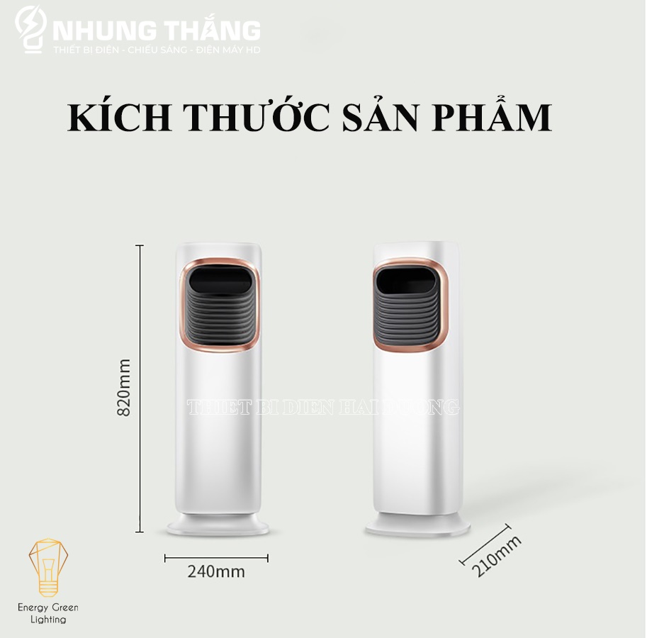 Quạt Điều Hòa 2 Chiều Nóng Lạnh Nontaus LNS-C-89 - Dùng Cả Mùa Hè và Mùa Đông - Điều Khiển Từ Xa - Hẹn Giờ Tắt - CÓ VIDEO