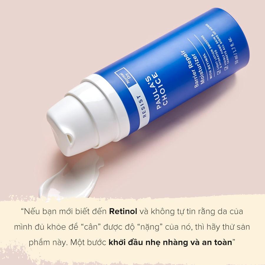 Kem dưỡng tái tạo da chống lão hóa chứa Retinol Paula's Choice Resist Barrier Repair Moisturizer