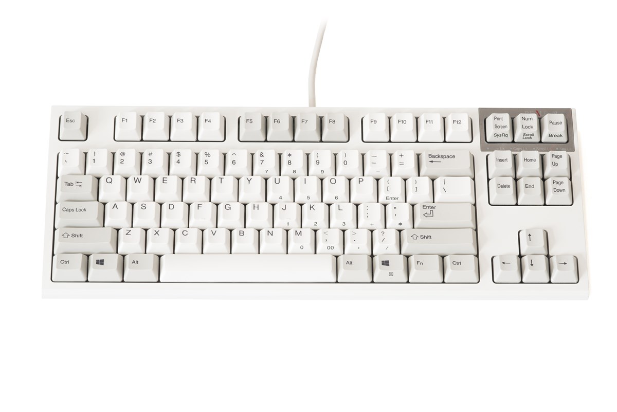 Bàn phím cơ Realforce R2 Standard Tenkeyless White Variable - Hàng Chính Hãng