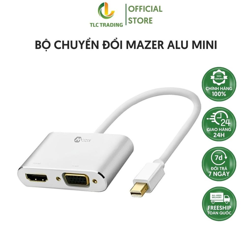 Bộ Chuyển Đổi Mazer ALU Mini Thiết Kế Nhỏ Gọn Tương Thích Nhiều Thiết Bị Hỗ Trợ Truyền Dữ Liệu Hình Ảnh Nhanh - HÀNG CHÍNH HÃNG