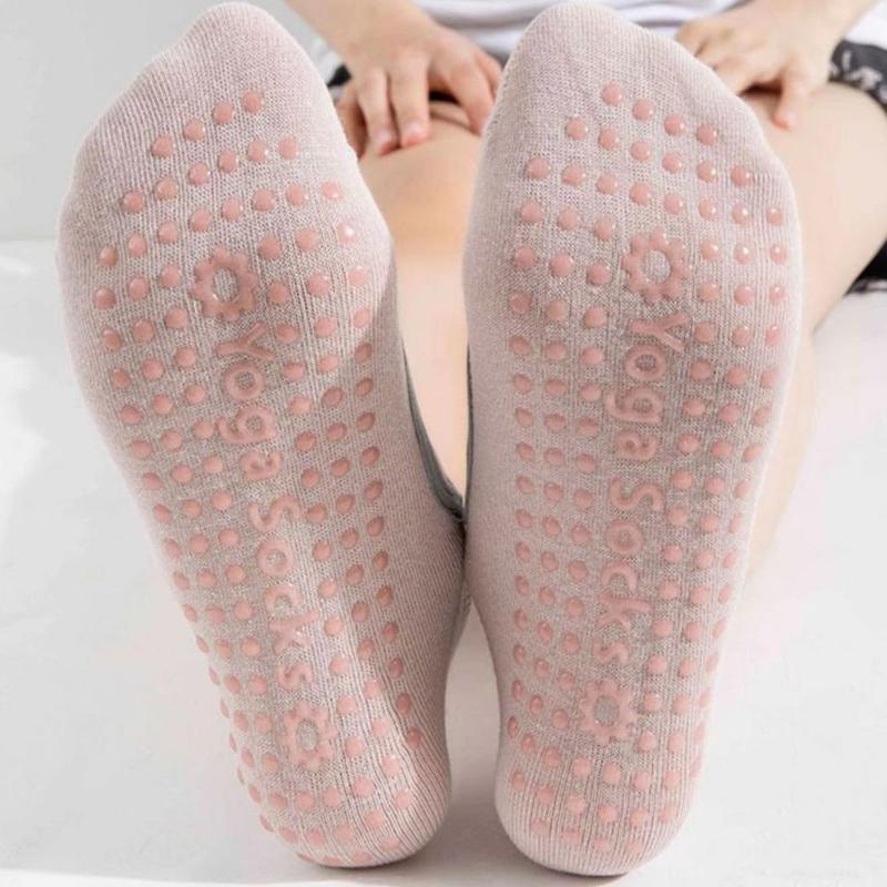 Vớ Yoga cho phụ nữ không bị trượt chống trượt Color: B-Black Size: EUR 35-40 US 4.5-8.5