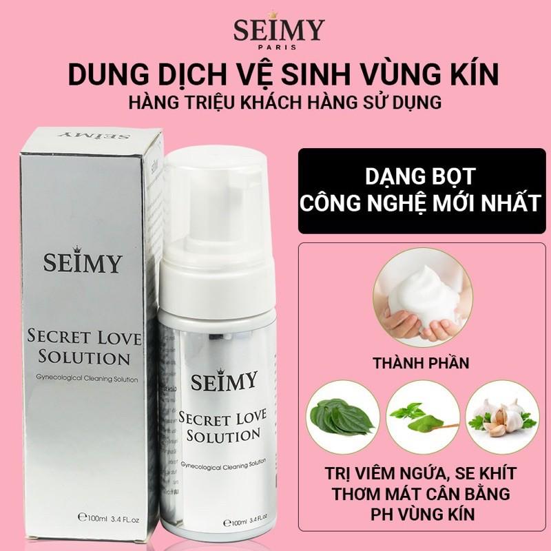 Dung dịch vệ sinh vùng kín SEIMY dạng bọt - Secret Love Solution