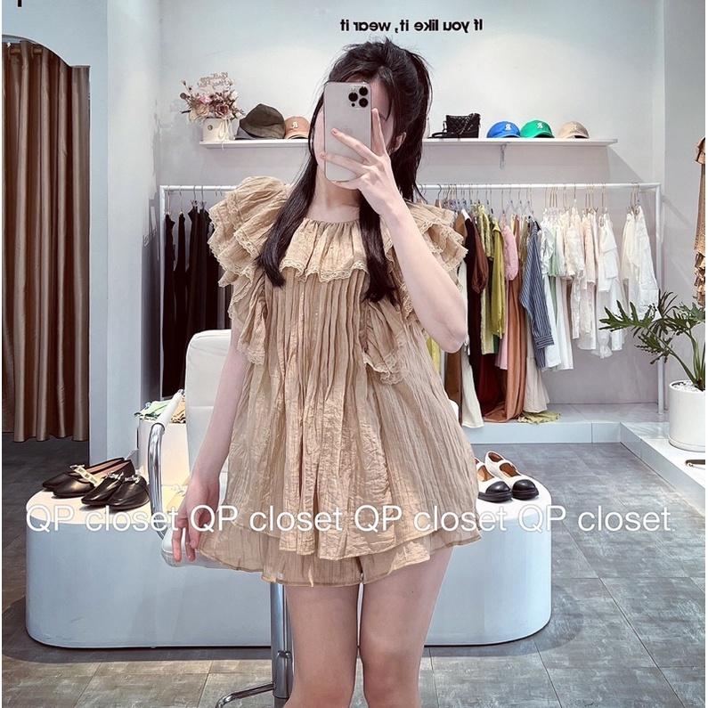 Set áo quần tơ bèo mí li QP closet