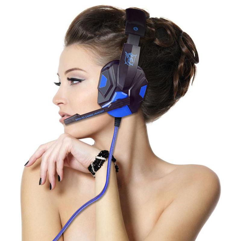 Chuyên Nghiệp LED Game Thủ Tai Nghe Cho Máy Tính PS4 PS5 FIFA 21 Tai Nghe Chơi Game Bass Stereo PC Tai Nghe Có Dây Kèm Mic