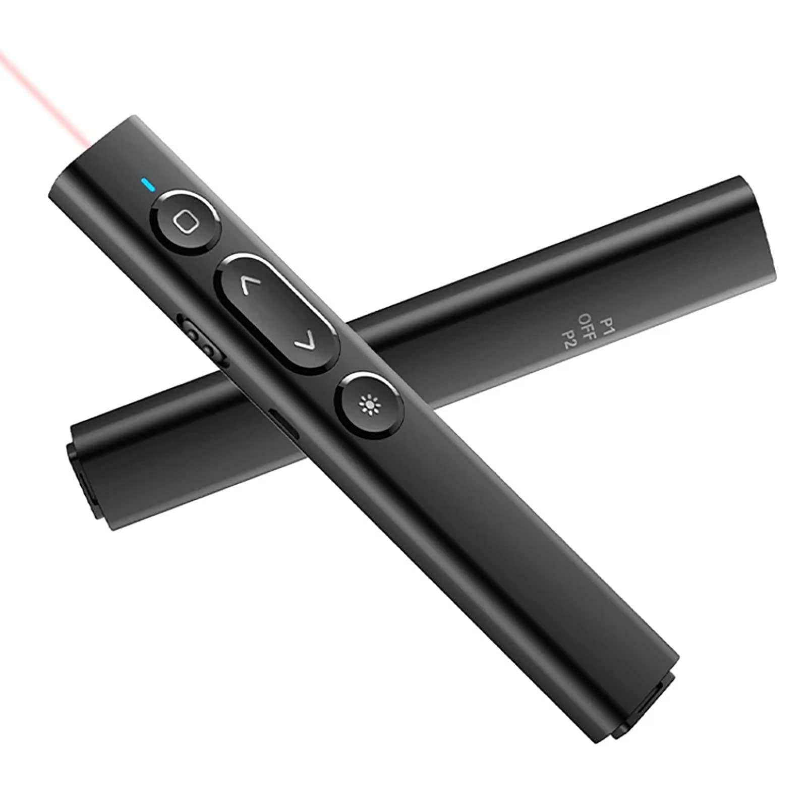 2 chế độ trình bày Không dây 2.4GHz Phạm vi điều khiển 100m USB có thể sạc lại