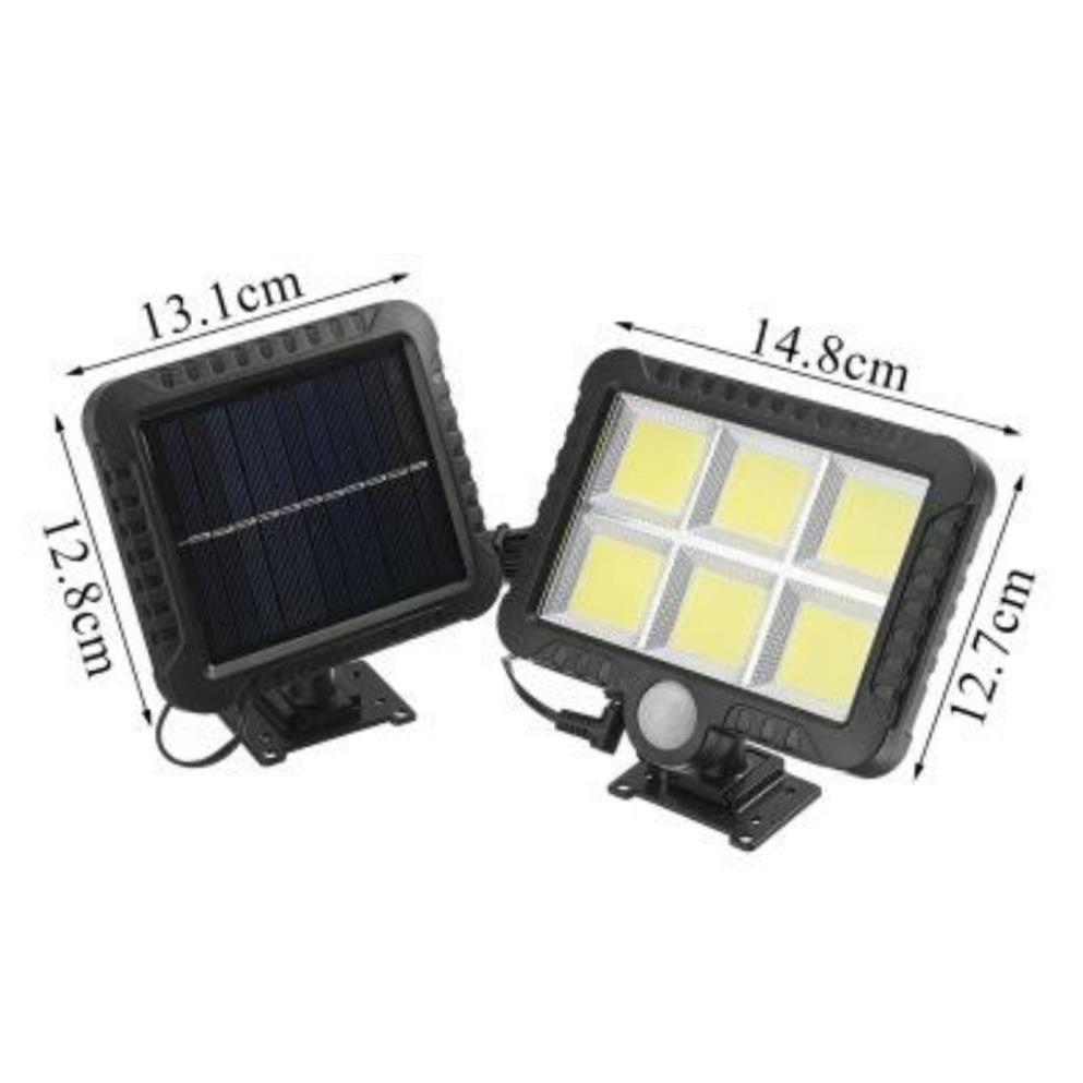 Đèn Năng Lượng Mặt Trời Solar Street Lamp 6 Bóng Led To Cảm Biến Chuyển Động, Kèm Điều Khiển Tắt Bật Từ Xa