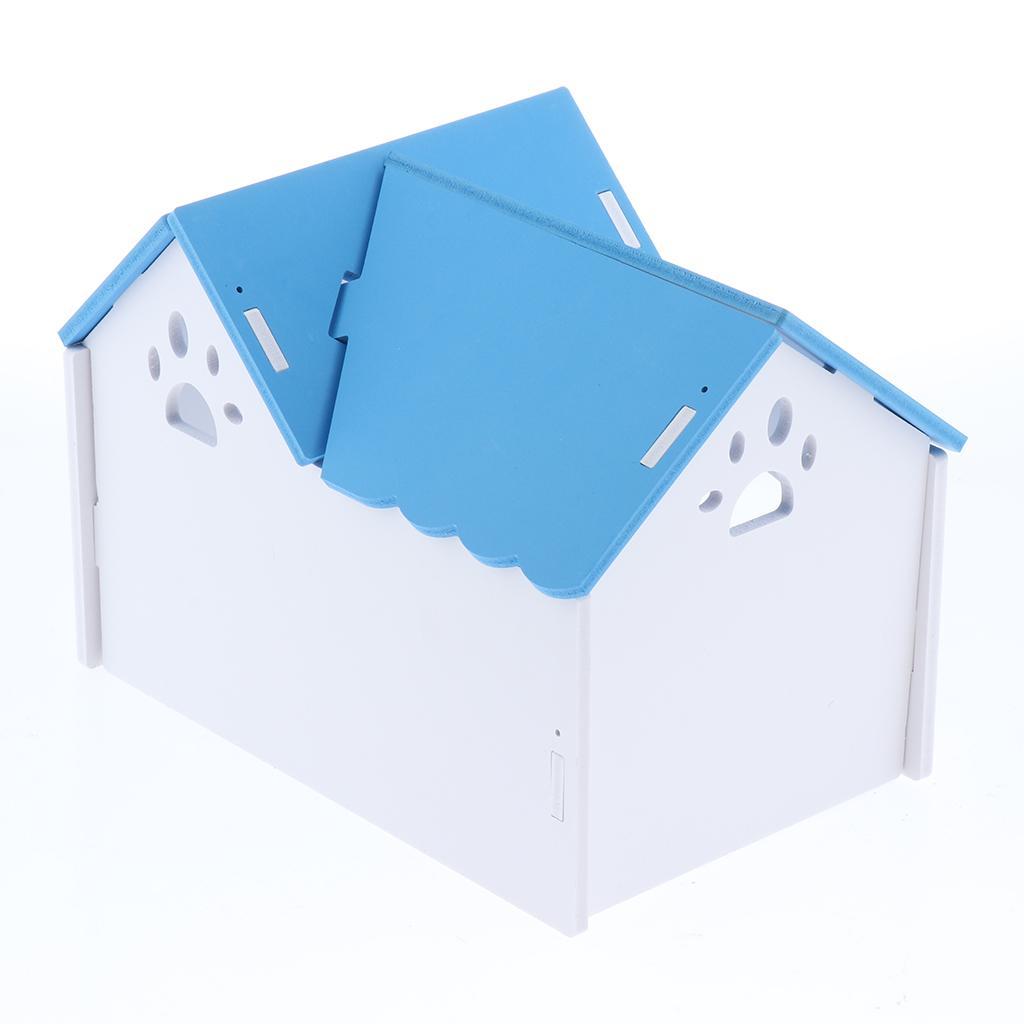 1 Pc Hamster Hedgehog Guinea Pig Wooden Villa Small Animals Wood House