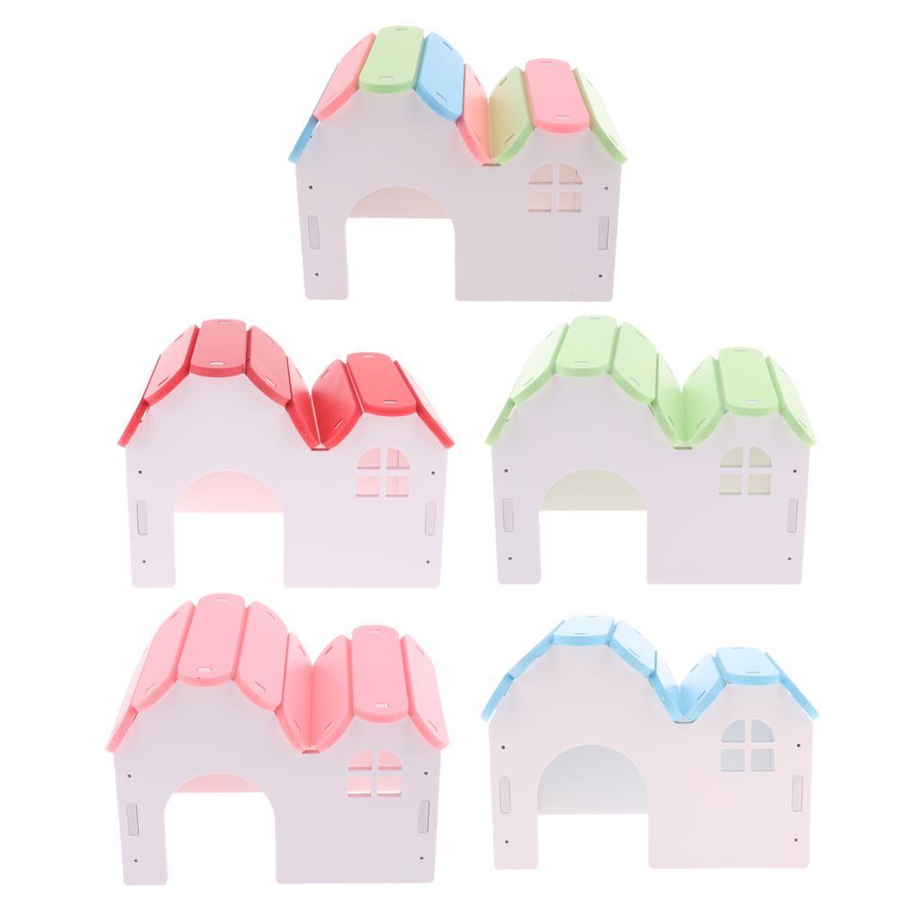 Rodents House, Wooden House, Hamster House, Guinea Pig House, 17 X 12 X 13