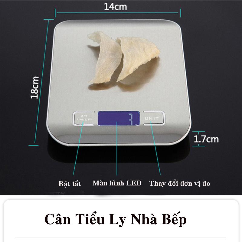 Hình ảnh Cân điện tử, cân tiểu ly nhà bếp 1g đến 10kg