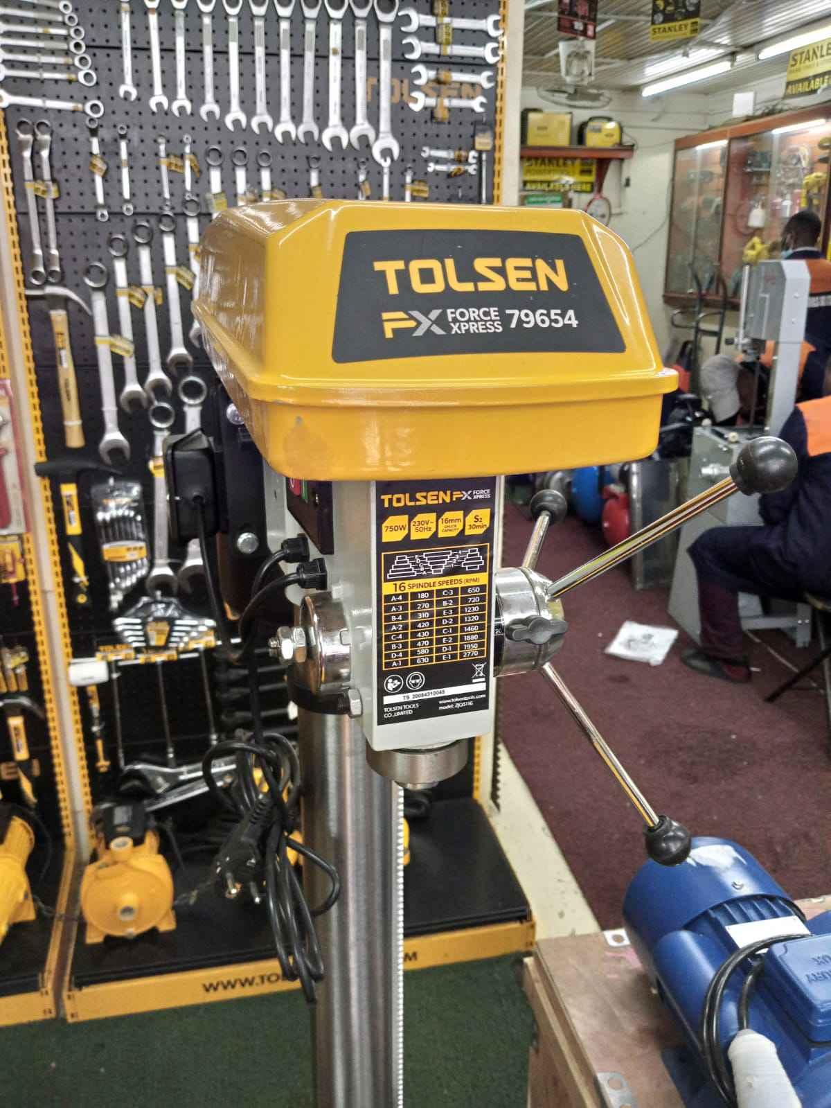 MÁY KHOAN BÀN 16MM, 750W TOLSEN 79654 - HÀNG CHÍNH HÃNG