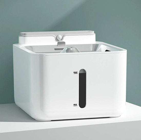 Máy Tự Động cho Chó Mèo Uống Nước Cảm Biến Hồng Ngoại Tự động Auto Feed Fresh Water 3L pin sạc tích hợp