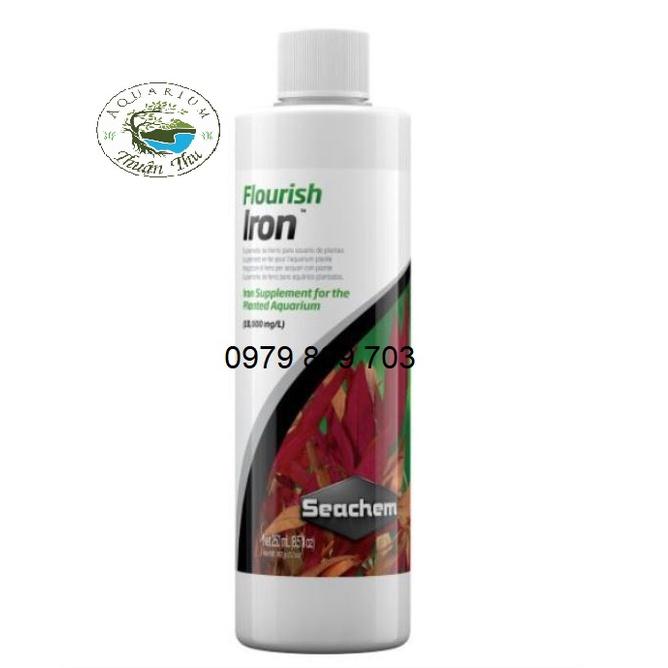 Seachem Flourish Iron 250ml - bổ xung sắt cho hồ thủy sinh cao cấp của Mỹ