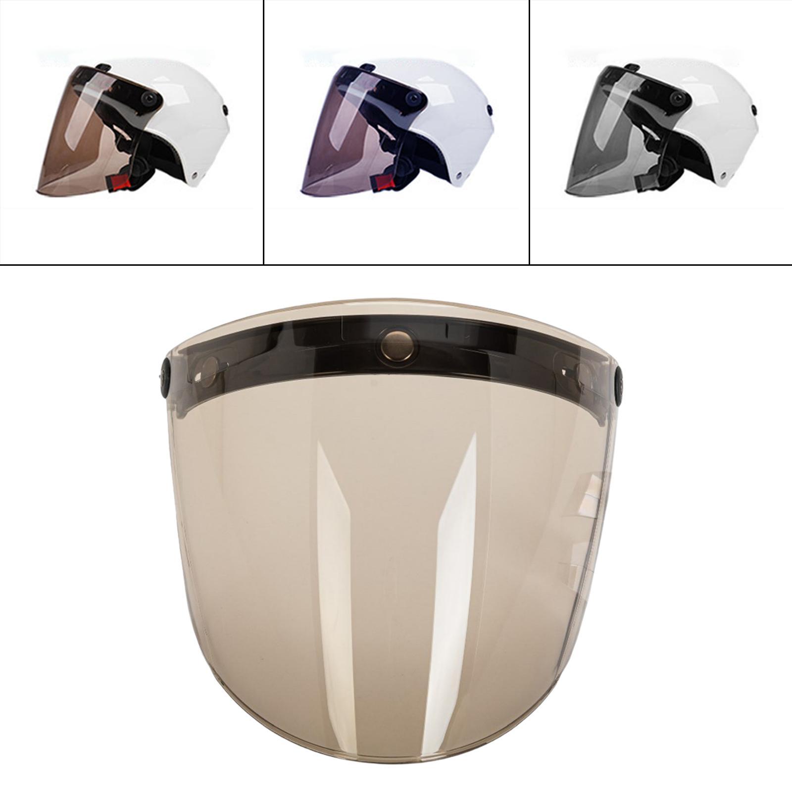 Visor High Strength PC Lens Windproof Sun Shield for 3-Snap Anti-Fog