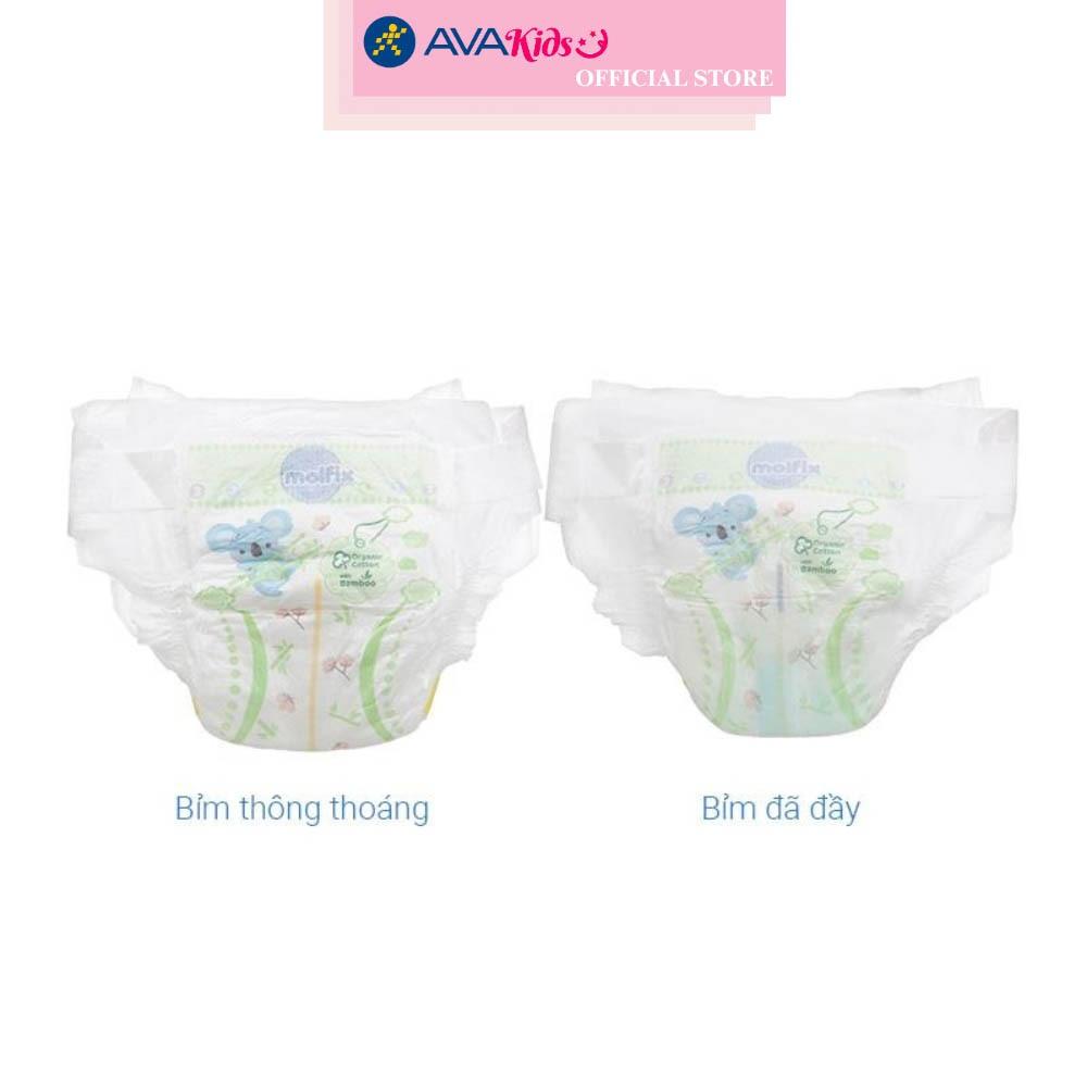 Tã dán Molfix thiên nhiên size S 80 miếng (4 - 8 kg)