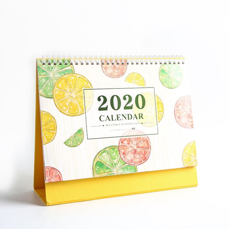 Lịch Để Bàn 2020 (Kèm Sticker Trang Trí)