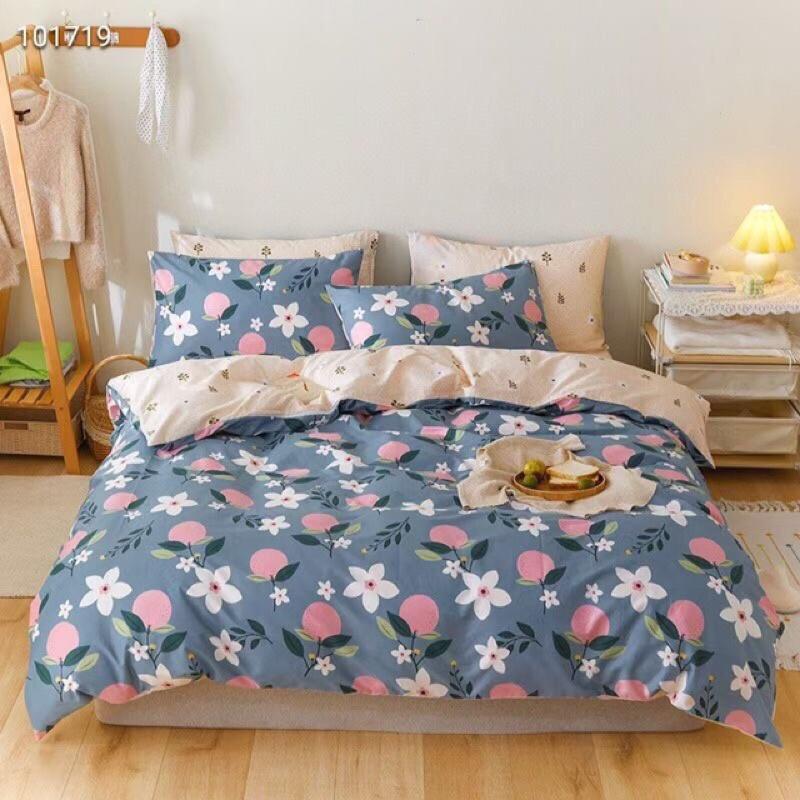 Bộ chăn ga gối Cotton Living 4 món