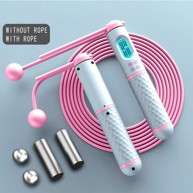 2 Trong 1 Dây Nhảy Với Kỹ Thuật Số Đếm Calo Tính Không Dây Dây Nhảy Tập Thể Dục Giảm Cân Tại Nhà Tập Thể Dục Tập Luyện