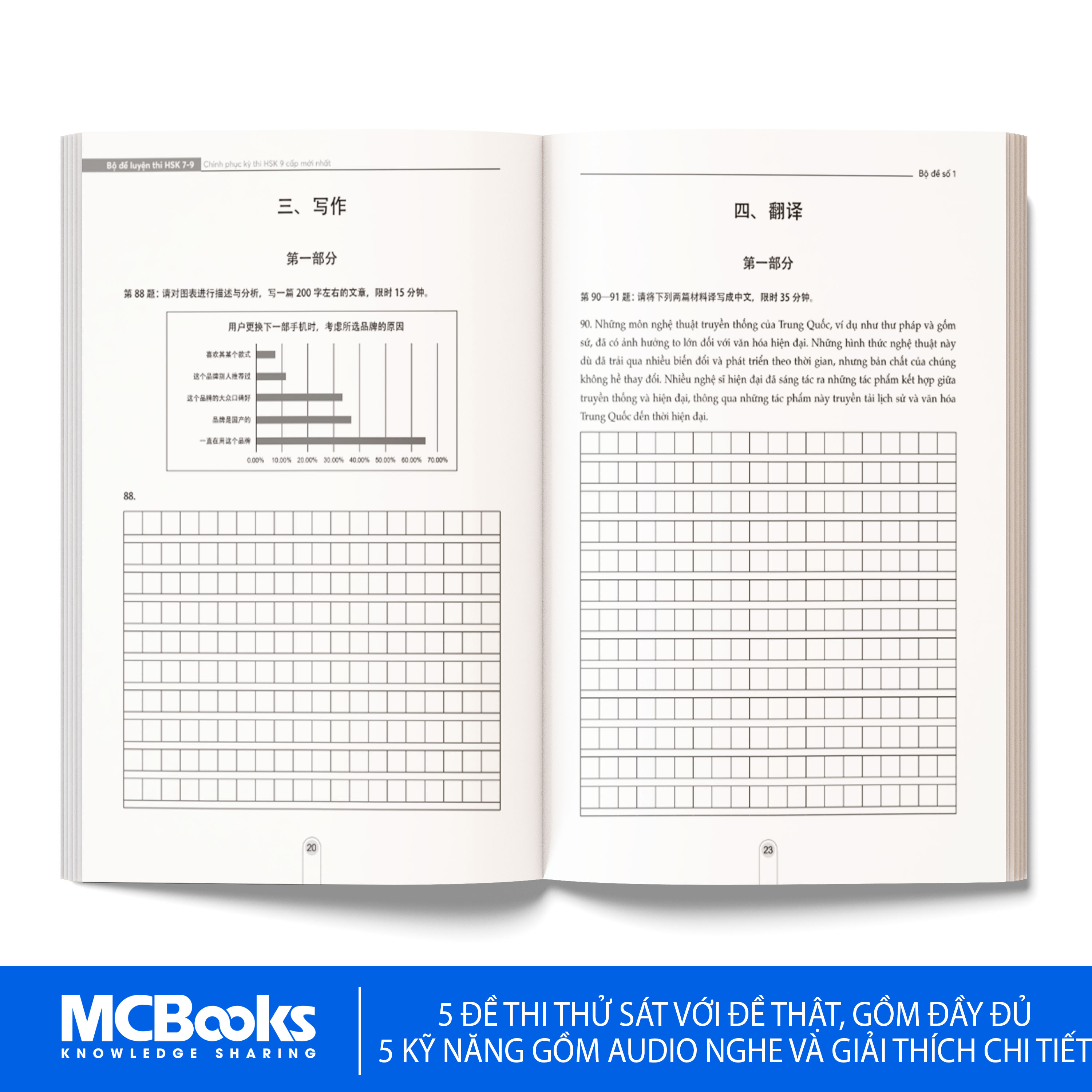 Sách - Bộ Đề Luyện Thi HSK 7-9 – Chinh Phục Kỳ Thi HSK 9 Cấp Mới Nhất