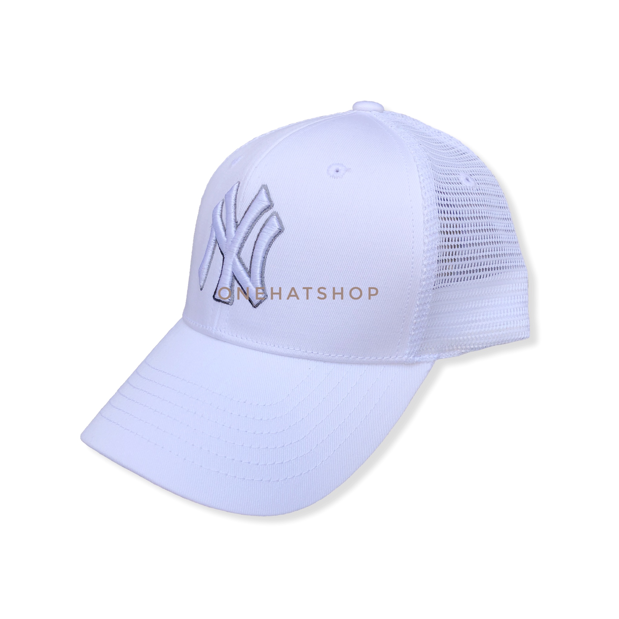 Nón kết basball cap logo thêu nổi 3D lưới thoáng mát chất lượng cao