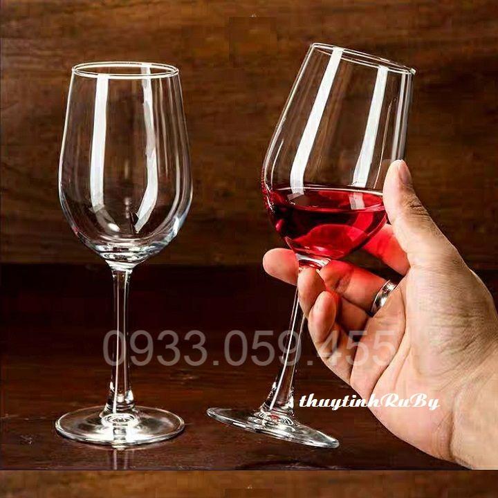 Bộ 6 Ly Rượu Vang Đỏ 330ML pha lê, cốc uống sâm panh sang trọng