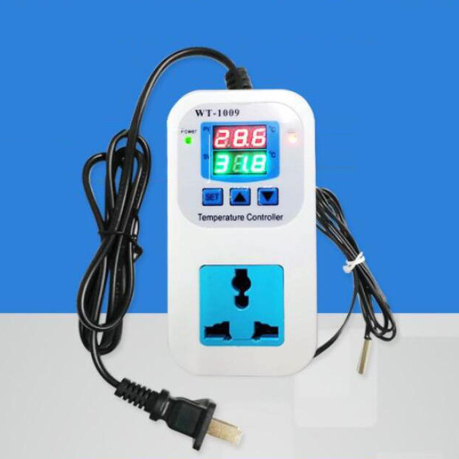 Thermostat Temperature Controller -50-110°C Digital Temperature Controller for Greenhouse  US Adapter