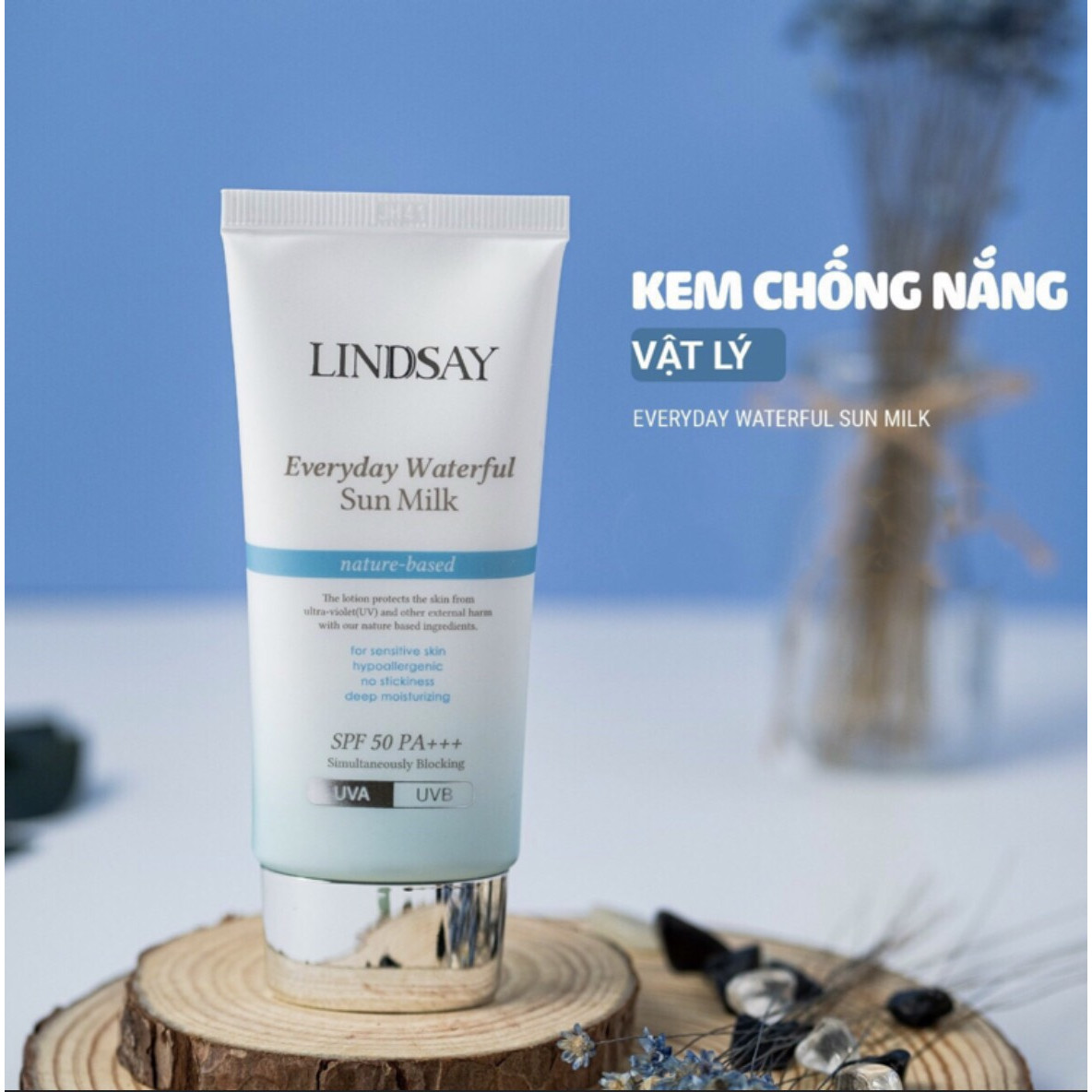 Kem Chống Nắng Lindsay Everyday waterful Sun Milk SPF 50PA