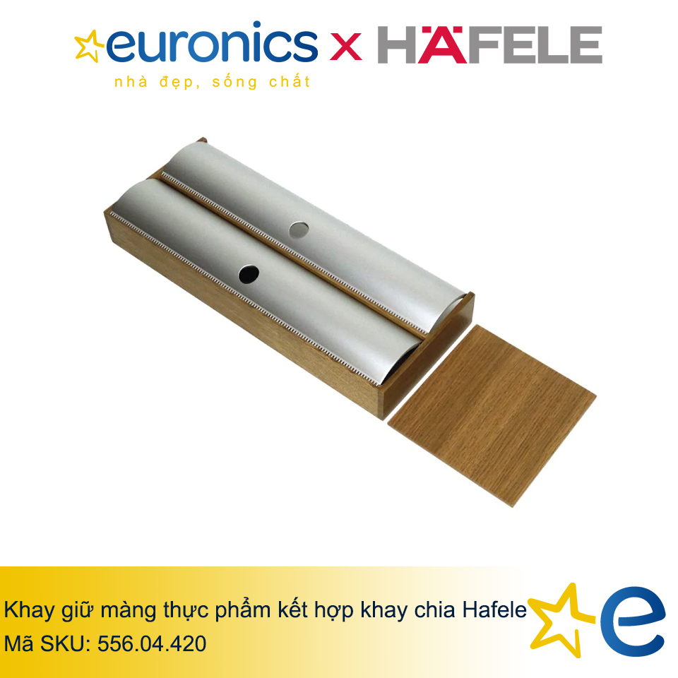 KHAY GIỮ MÀNG THỰC PHẨM KẾT HỢP VỚI KHAY CHIA ĐA NĂNG HAFELE/556.04.420 - HÀNG CHÍNH HÃNG