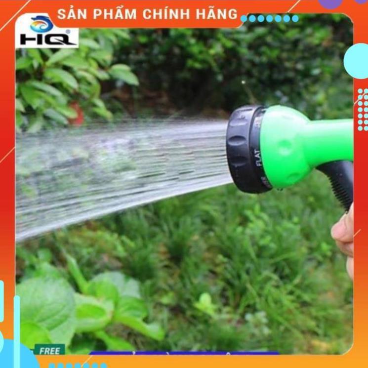 Vòi xịt rửa xe,Vòi phun nước tưới cây tăng áp thông minh 8 chế độ 815621 (cút đồng,nối đồng - dây xanh)