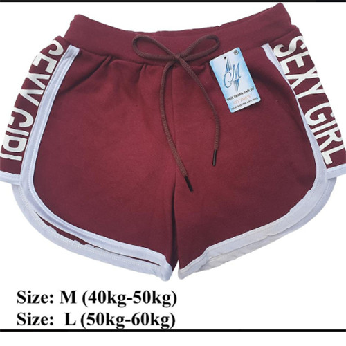 Set 5 Quần đùi nữ SEXY GIRL dây rút, thể thao, tập gym, yoga, mặc nhà, giá rẻ, quần short nữ cao cấp